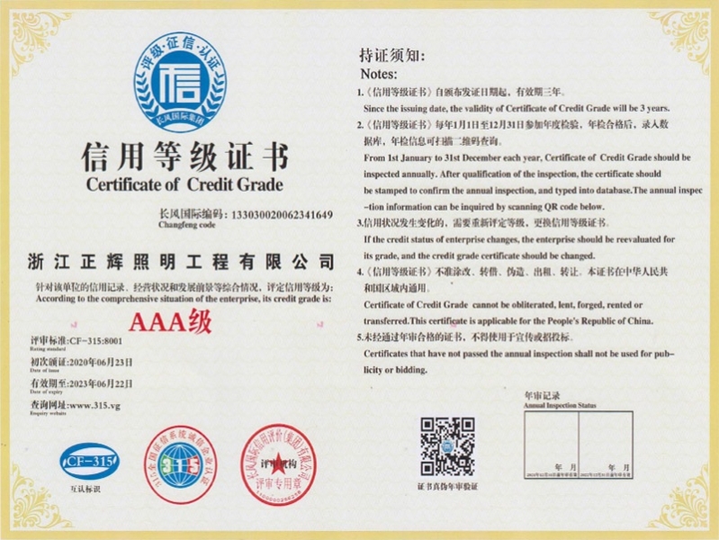 信用等級(jí)AAA級(jí)